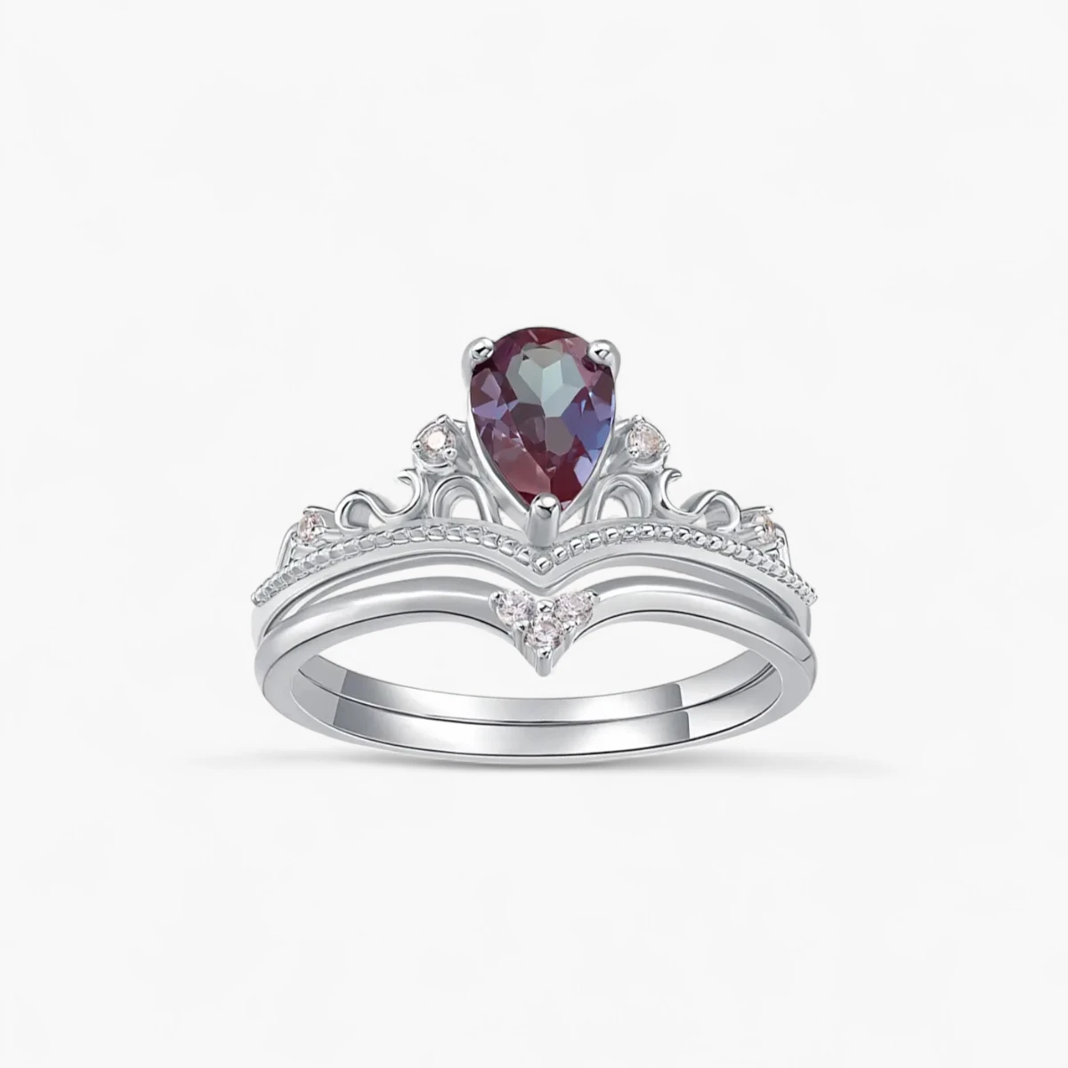 Alexandria Stacking Church Ring