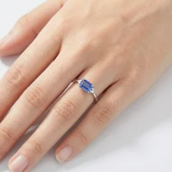 Alternative view of Alexandrite Emerald Cut Ring