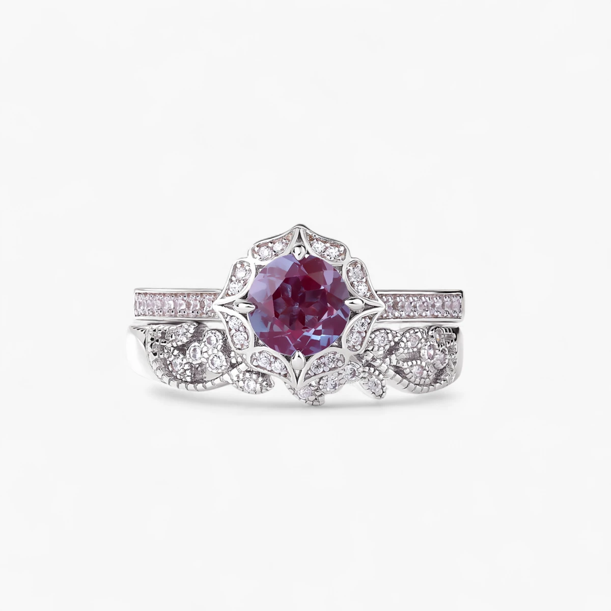 Alexandrite Stackbale Ring