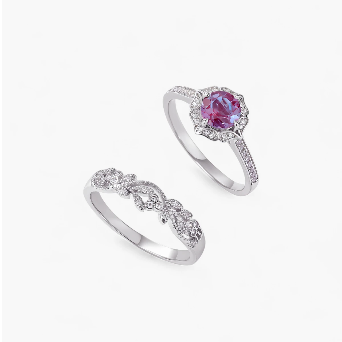 Alexandrite Stackbale Ring - Image 4