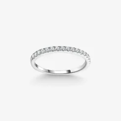 Thin Half Eternity Ring