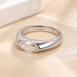 Alternative view of 1ct Marquise Solitaire Ring