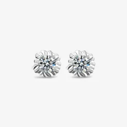 0.5ct Watercress Moissanite Earrings