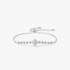 0.7ct Square Moissanite Bolo Bracelet
