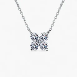 1.26ct Petal Moissanite Necklace