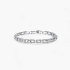 3ct Moissanite Streetwear Tennis Bracelet