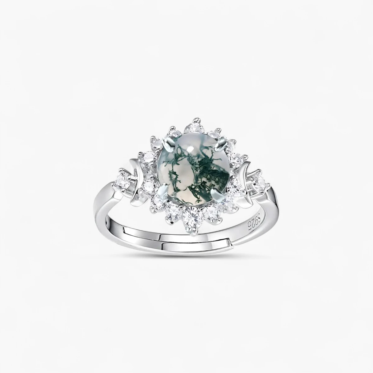 Vintage Moss Agate Ring