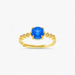 Blue Opal Fairytale Ring