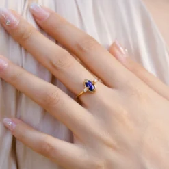 Alternative view of Mystic Lapis Lazuli Ring