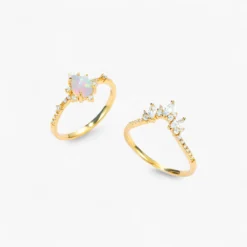 Alternative view of Fairytale Opal Stackable Ring