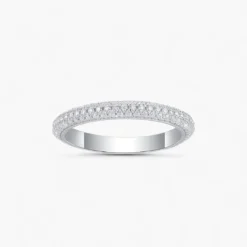 3mm Pave Eternity Ring