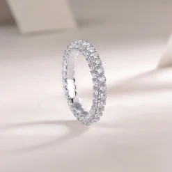 Alternative view of 2mm Eternity Ring