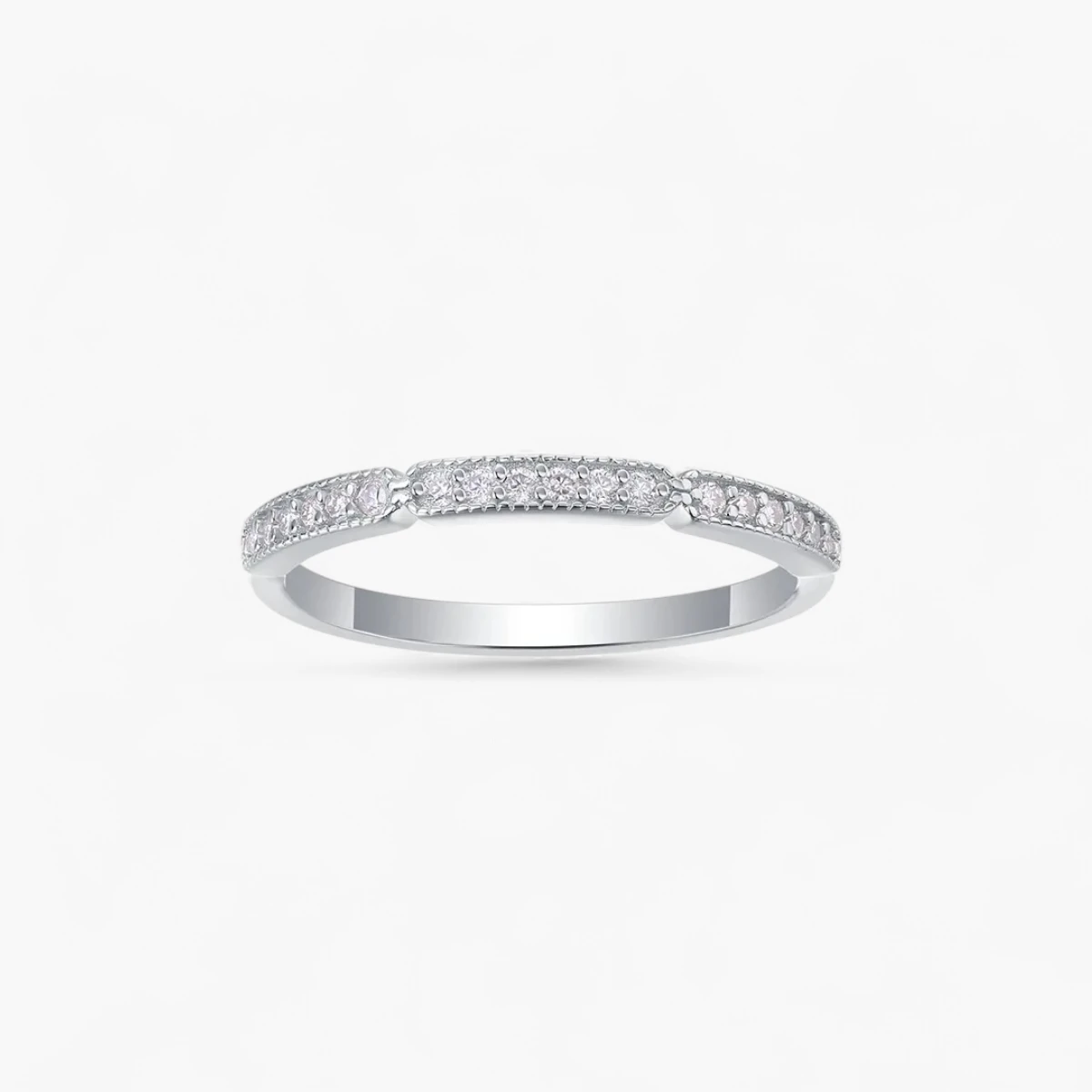 Trinity Spark Half Eternity Ring
