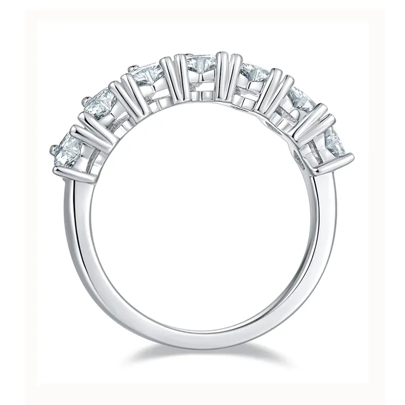 3.5mm Heart Eternity Ring - Image 5