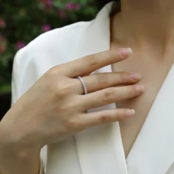 Alternative view of 2mm Eternity Ring