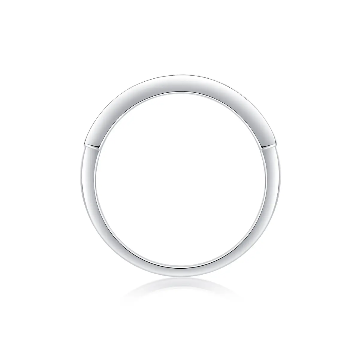 Moissanite Square-Set Eternity Ring - Image 5