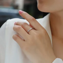 Alternative view of Petite Twist Eternity Ring