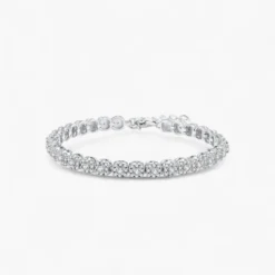 Cluster Tennis Bracelet
