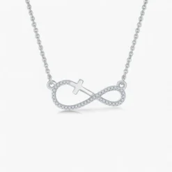 Infinity Cross Necklace