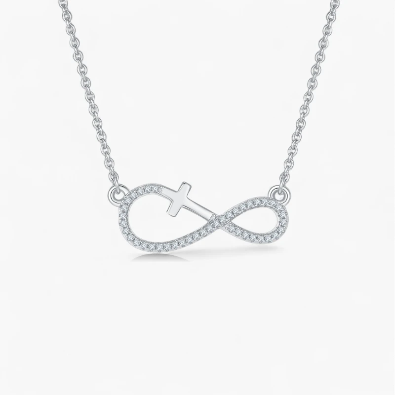 Infinity Cross Necklace