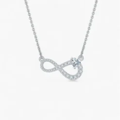 Infinity Moissanite Necklace