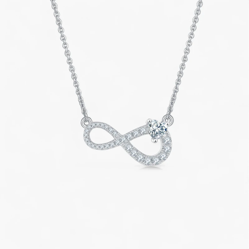 Infinity Moissanite Necklace