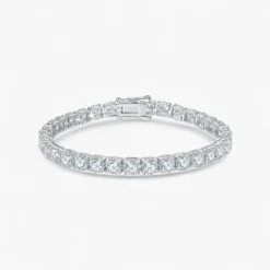 Round Moissanite Tennis Bracelet