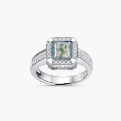 2.7ct Bold Moss Agate Ring