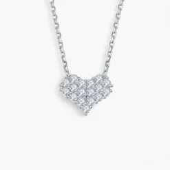Heart Pave Necklace