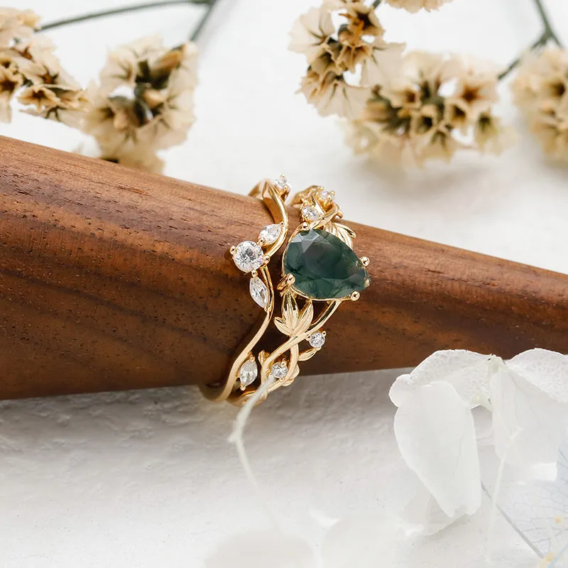 Vingate Moss Agate Ring - Image 3