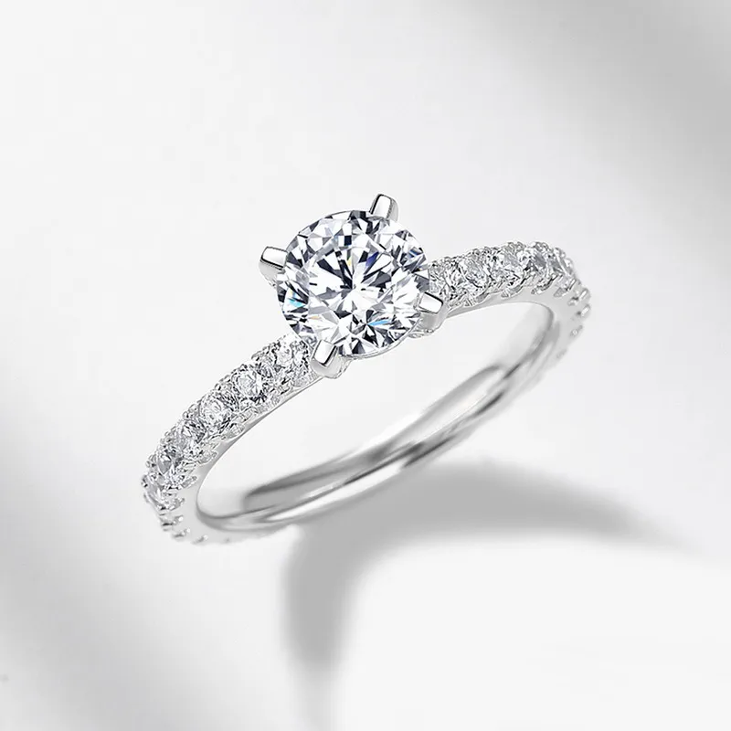 1ct Moissanite Stackable Ring - Image 5