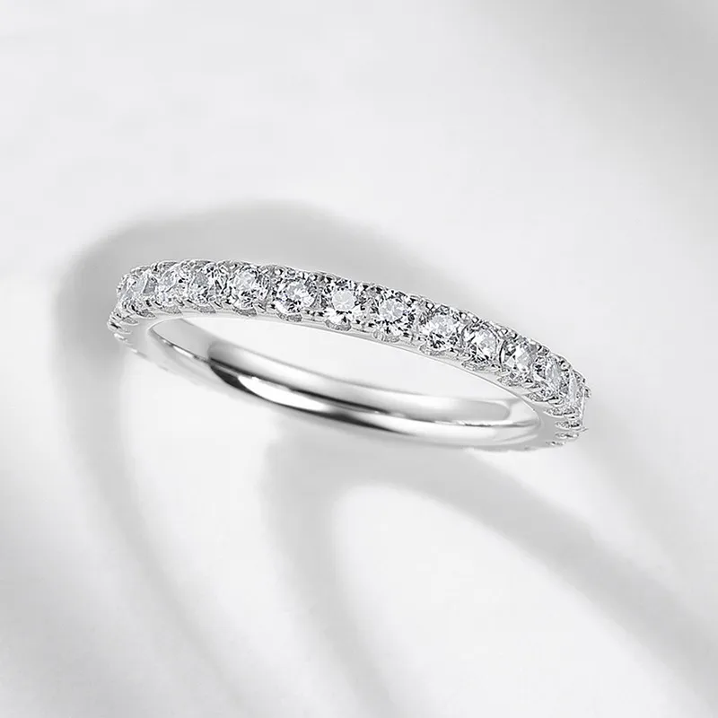 1ct Moissanite Stackable Ring - Image 6