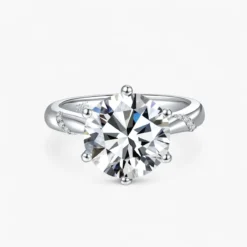5ct Moissanite Solitaire Ring