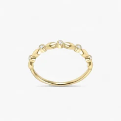 Moissanite Bubble Ring