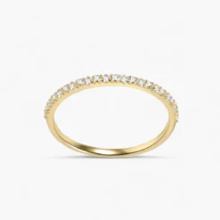 Classic Half-Eternity Ring, Gold