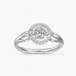 Heartfelt Moissanite Ring