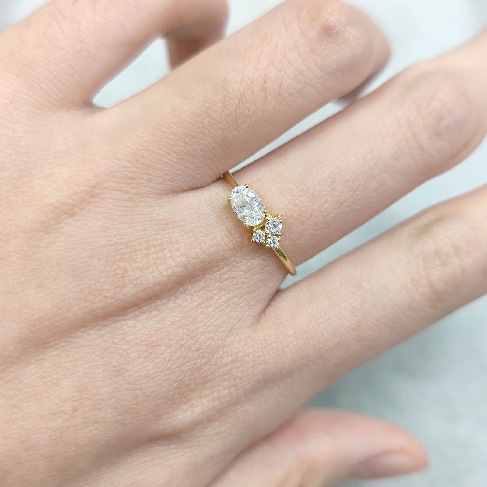 Oval Single Side Loggia Ring - Image 2