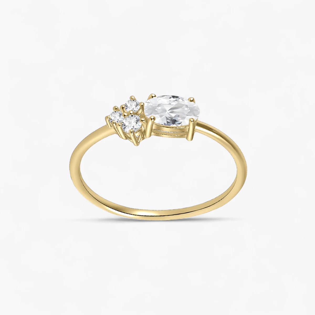 Oval Single Side Loggia Ring