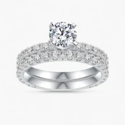 1ct Moissanite Stackable Ring