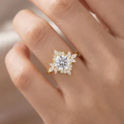Alternative view of 1.2ct Celestial Bloom Ring