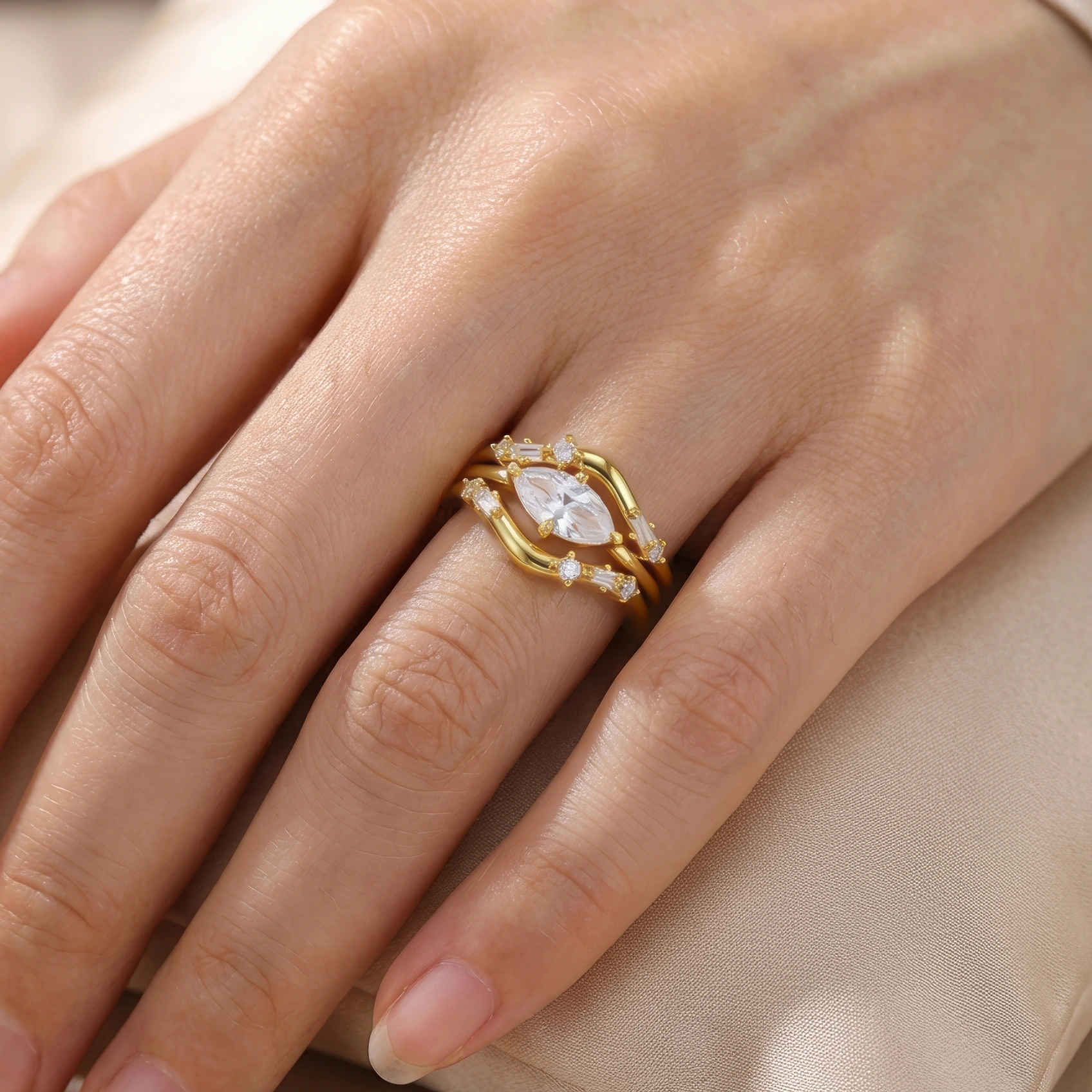 Lumina Marquise Ring - Image 2