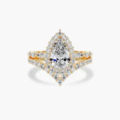 1.5ct Radiant Crest Stackable Ring